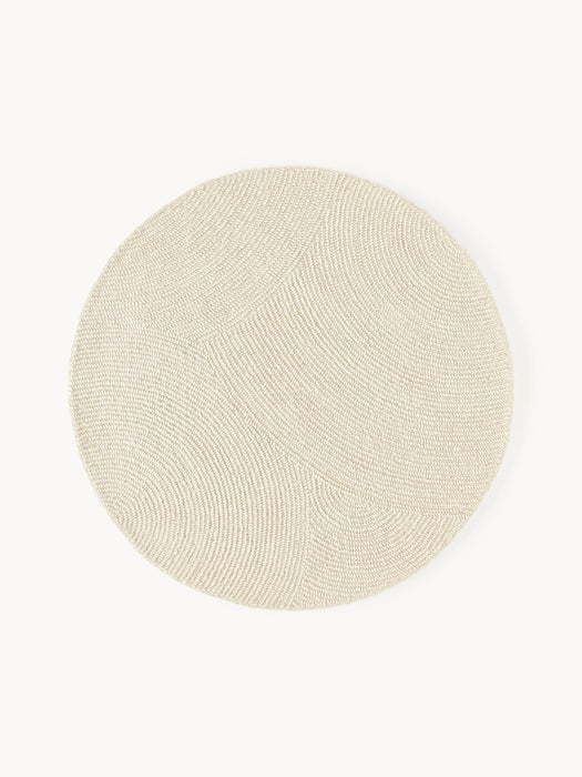 Round Hand-Tufted Wool Rug Eleni