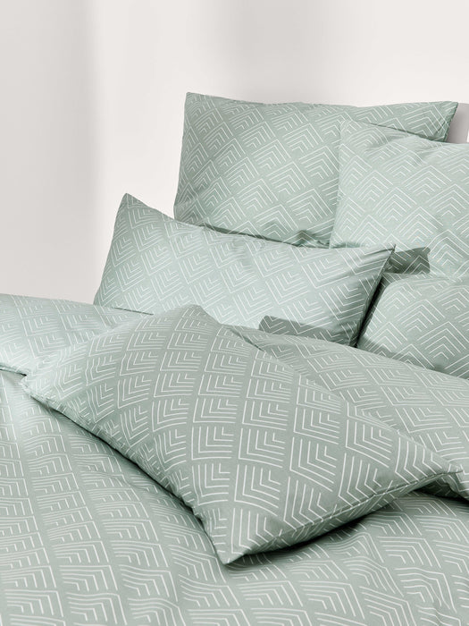 Cotton Duvet Cover Milano with Graphic Pattern
