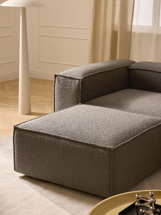 Boucl Modular Sofa Lennon 4-seater with Ottoman leftright