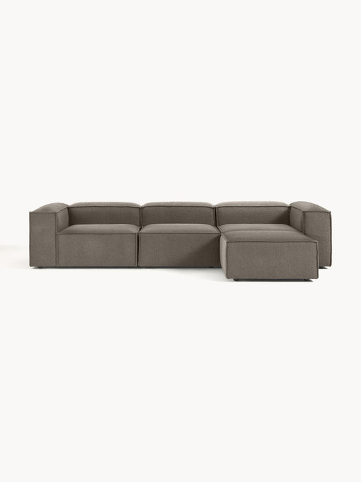 Boucl Modular Sofa Lennon 4-seater with Ottoman leftright