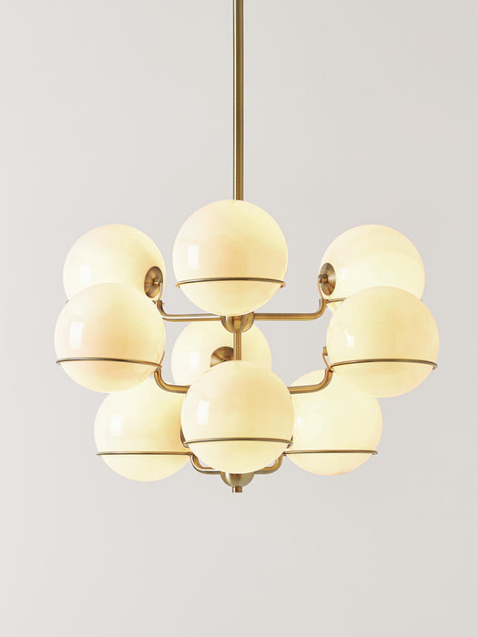 Large Glass Ball Pendant Light Carey