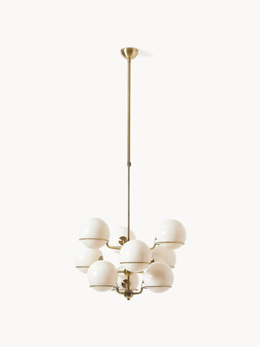 Large Glass Ball Pendant Light Carey