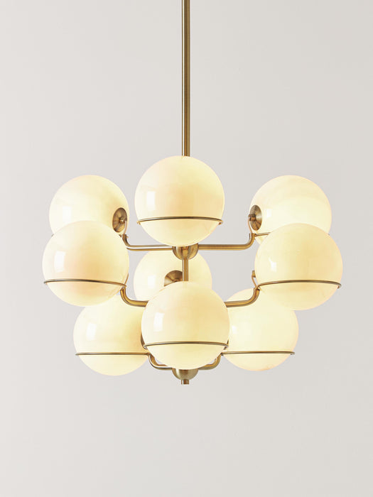 Large Glass Ball Pendant Light Carey