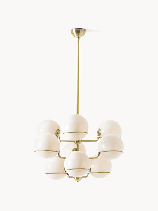 Large Glass Ball Pendant Light Carey