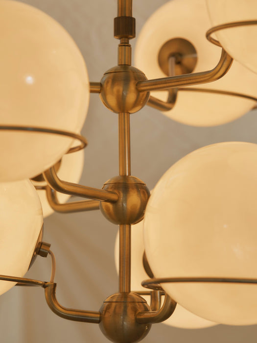 Large Glass Ball Pendant Light Carey