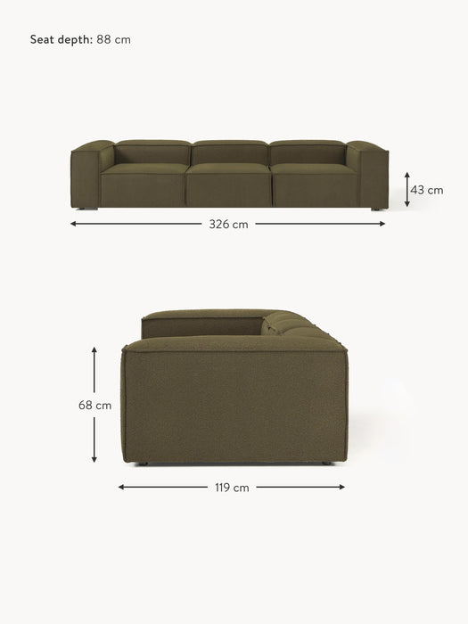 Boucl Modular Sofa Lennon 4-seater