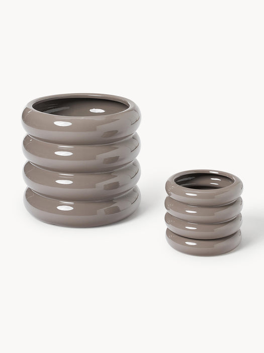 Plant Pot Rudi with Saucer H 16 cm
