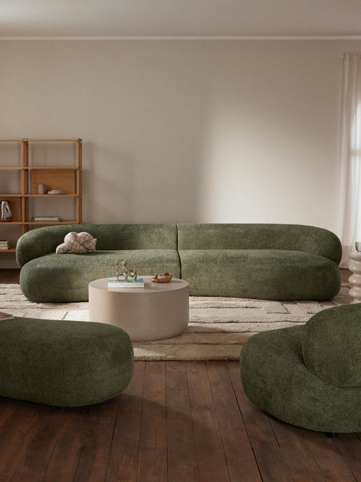 Teddy Boucl Sofa Alba 4-seater