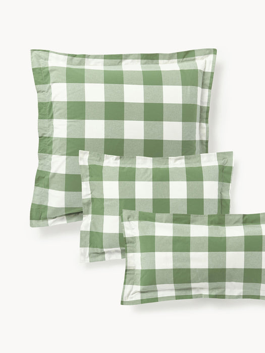 Checked Cotton Pillowcase Nels