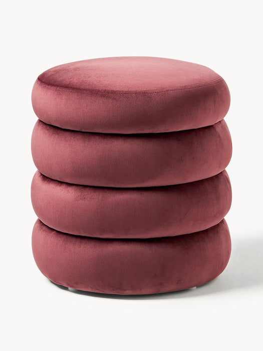 Velvet Stool Alto with Storage Space