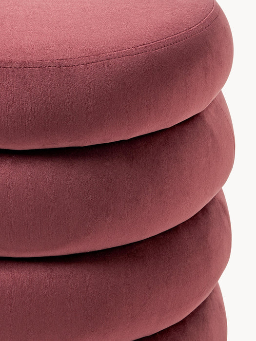 Alto Velvet Stool with Storage Space