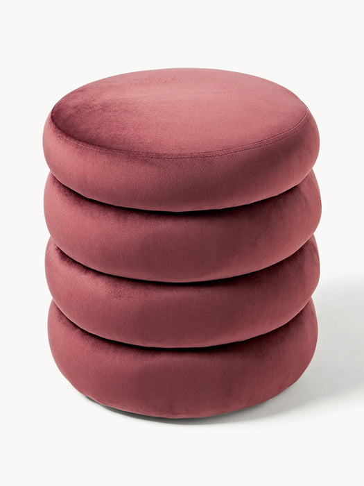 Alto Velvet Stool with Storage Space