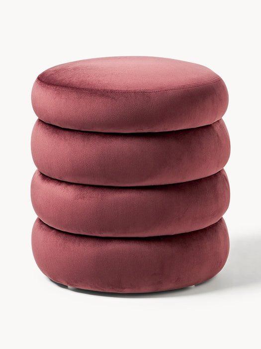 Alto Velvet Stool with Storage Space