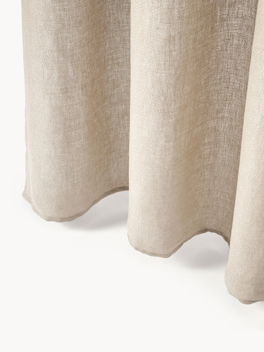 Light-Filtering Rod Pocket Curtains Harmony Set of 2 W 140 cm