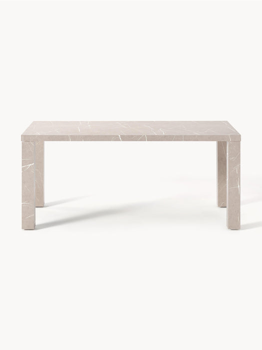 Marble Effect Dining Table Carl 180x90 cm