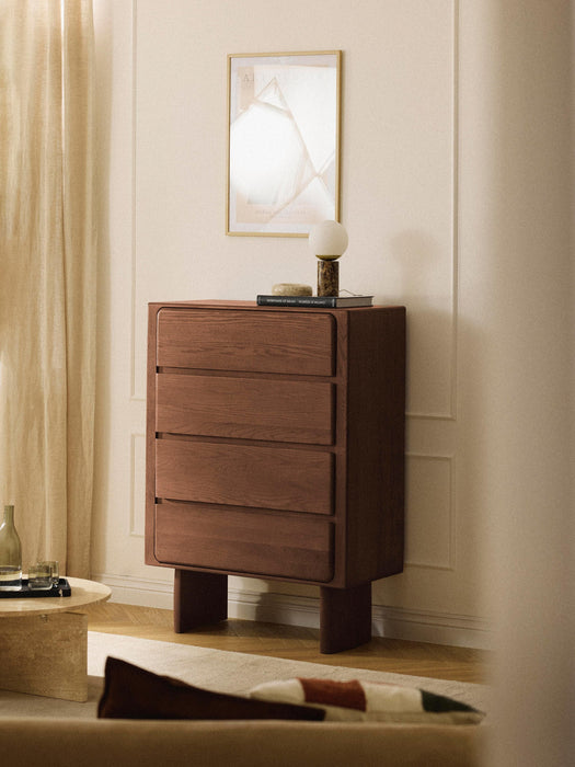 Oak Wood Chest of Drawers Chandler