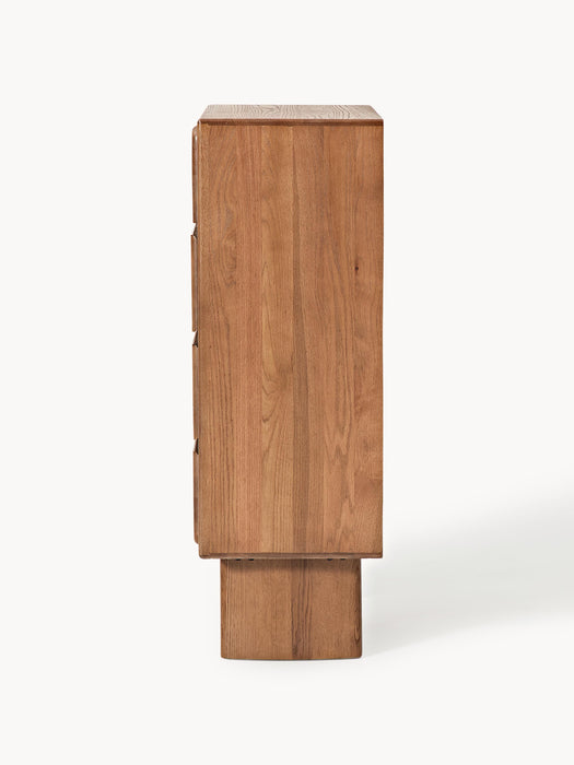 Oak Wood Chest of Drawers Chandler