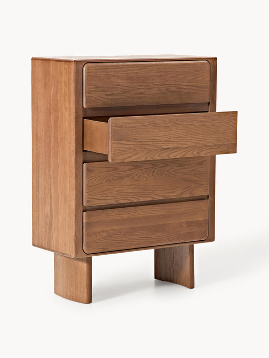 Oak Wood Chest of Drawers Chandler