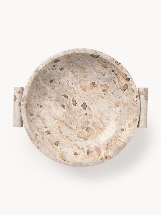 Fossil Marble Decorative Bowl, H 10 cm