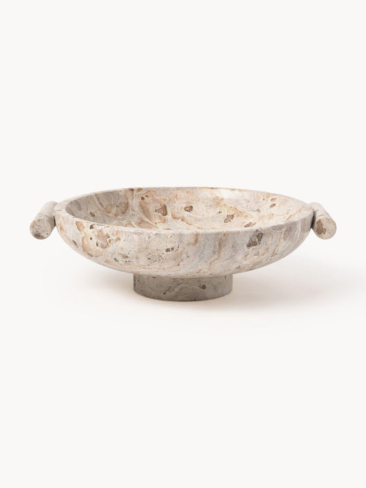 Fossil Marble Decorative Bowl, H 10 cm