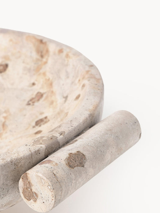 Fossil Marble Decorative Bowl, H 10 cm