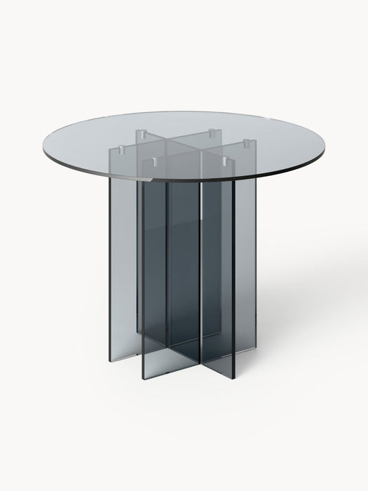Anouk Round Glass Dining Table, in various sizes