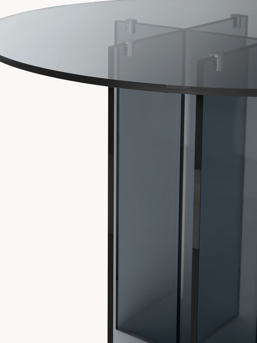 Anouk Round Glass Dining Table, in various sizes