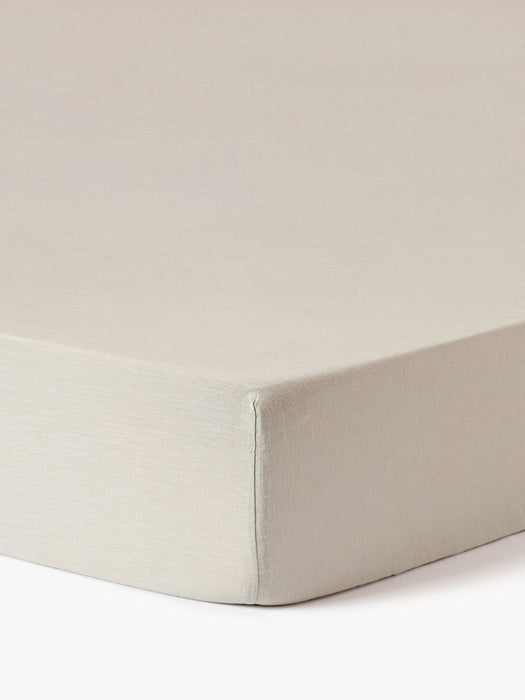 Topper Fitted Sheet Airy Washed Linen