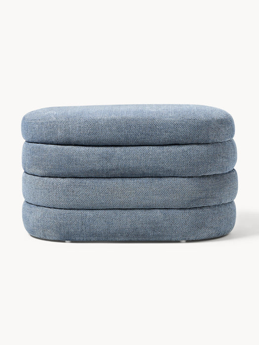 Small Upholstered Bench Alto with Storage Space