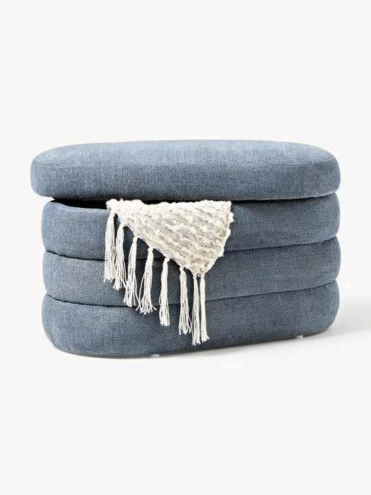 Small Upholstered Bench Alto with Storage Space