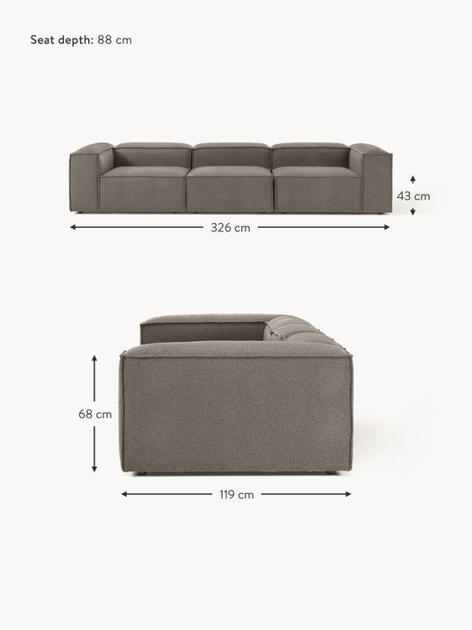 Boucl Modular Sofa Lennon 4-seater