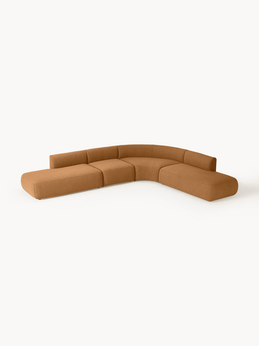 XL Modular Boucl Corner Sofa Sofia