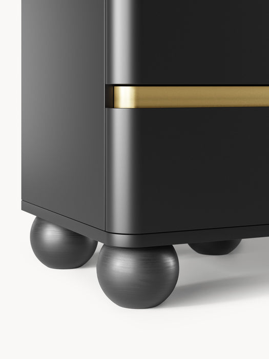Bedside Table Bumba with Ball Feet