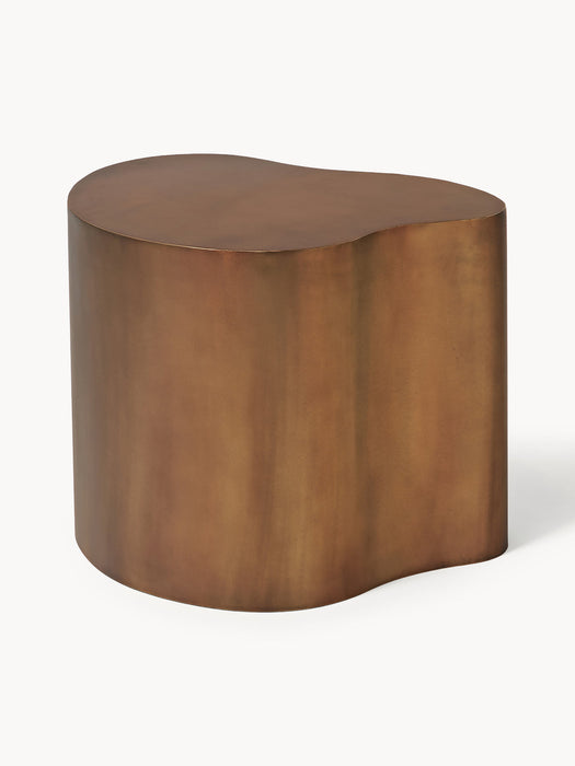 Dale Metal Side Table in Organic Shape