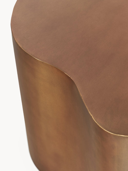 Metal Side Table Dale in Organic Shape