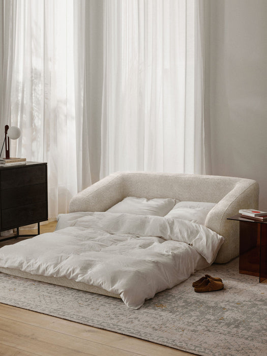 Eliot Teddy BouclÃ© Sofa Bed (2-seater)