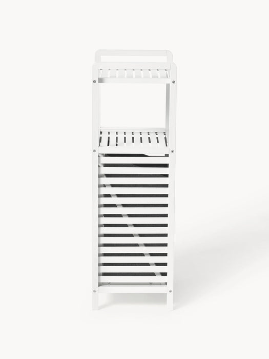 Kit Bathroom Shelf with Laundry Basket