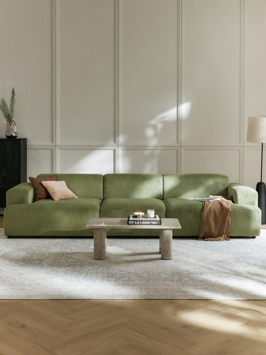 Corduroy Sofa Melva 4-seater