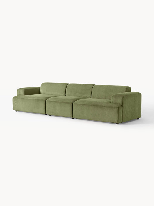 Corduroy Sofa Melva 4-seater