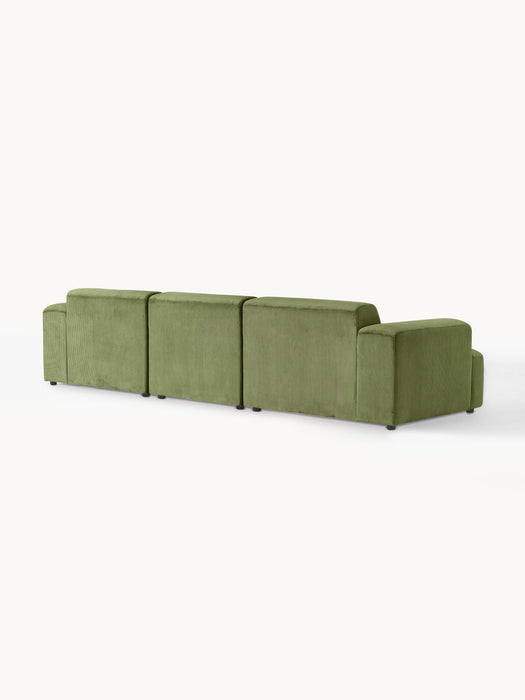 Corduroy Sofa Melva 4-seater