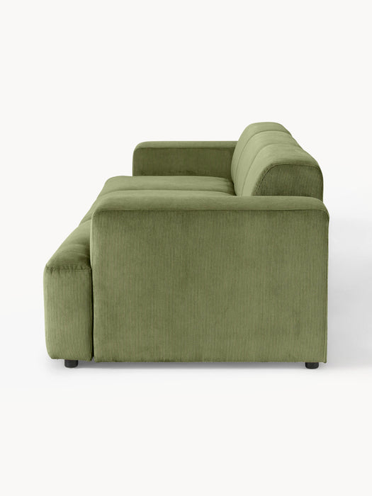 Corduroy Sofa Melva 4-seater