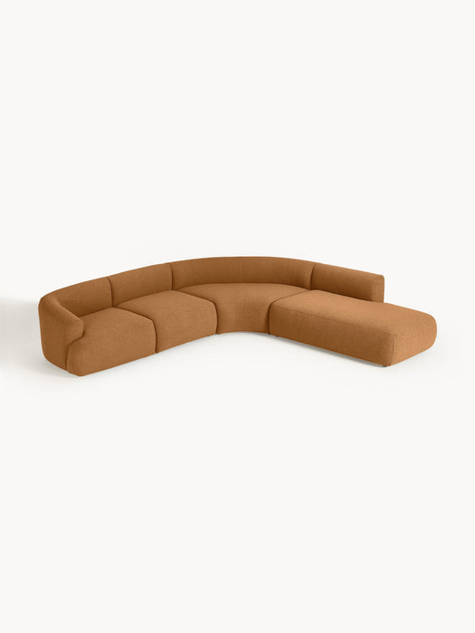 Sofia Modular Bouclé Corner Sofa (4-seater)