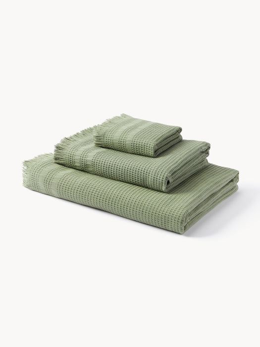 Waffle Weave Towel Set Yara in various set sizes
