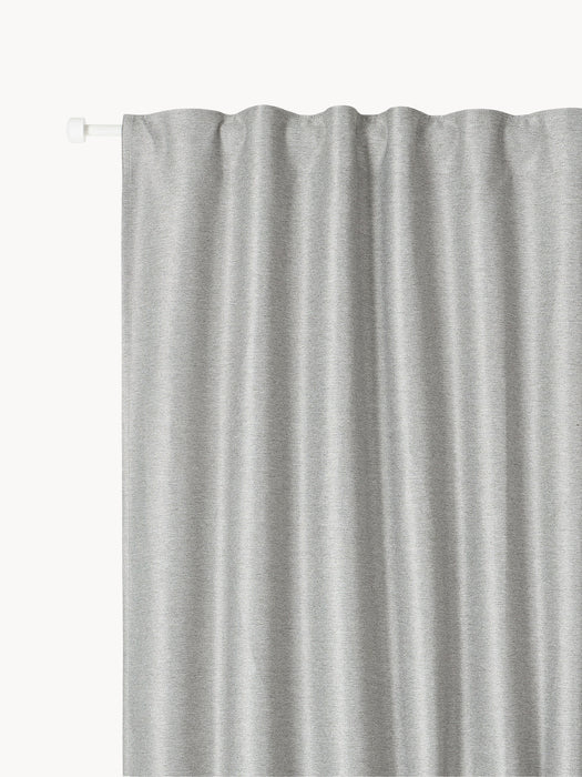 Blackout Multi-Band Curtains Asher Set of 2 W 140 cm