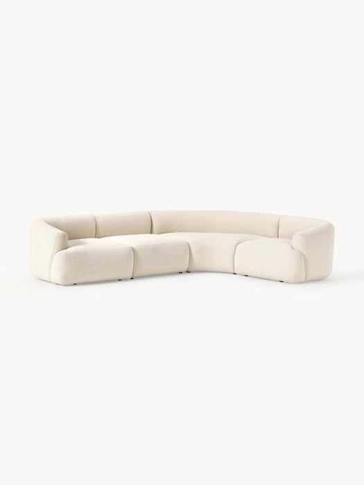 Sofia Modular Bouclé Corner Sofa (4-seater)