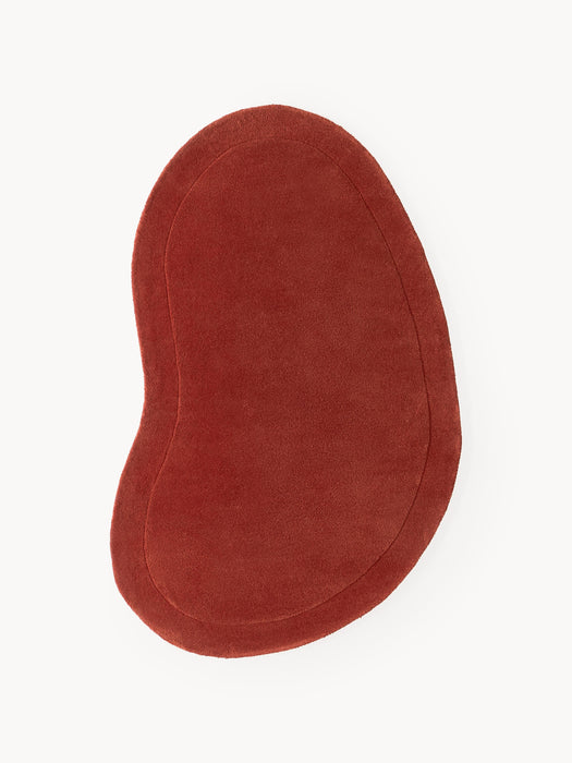 Organic-Shaped Hand-Tufted Wool Rug Kadey
