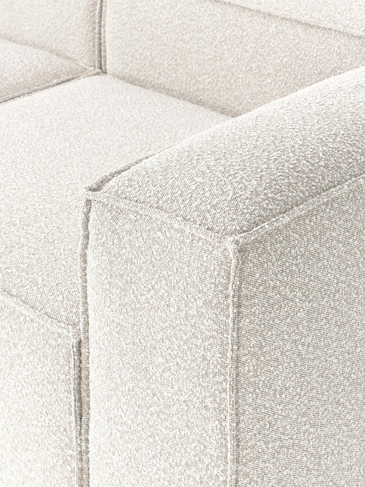 Boucl Modular Sofa Lennon 4-seater with Ottoman leftright