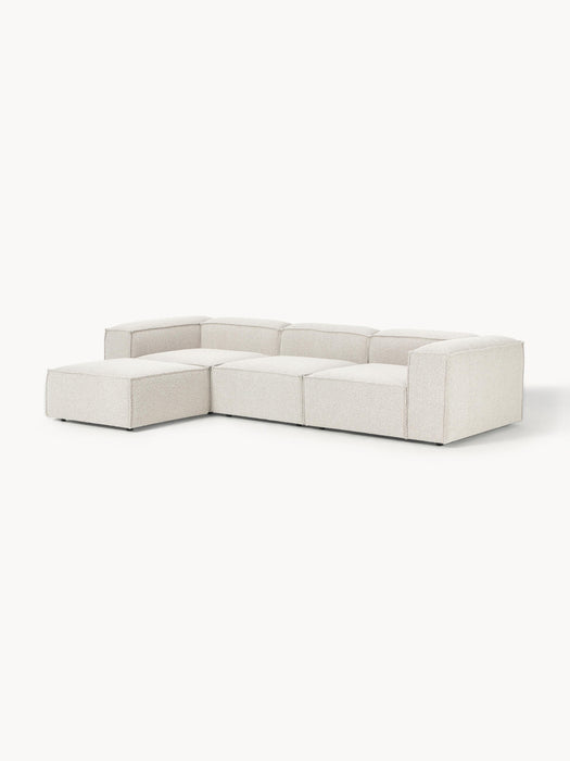 Boucl Modular Sofa Lennon 4-seater with Ottoman leftright