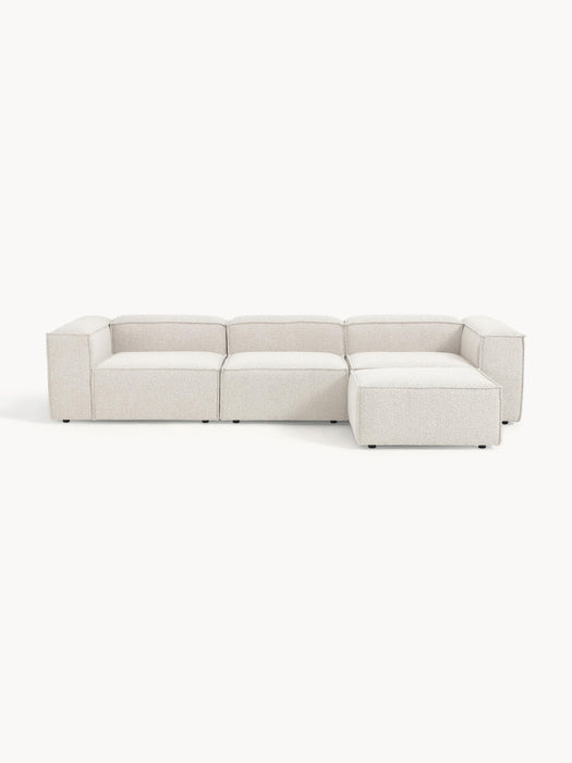 Boucl Modular Sofa Lennon 4-seater with Ottoman leftright