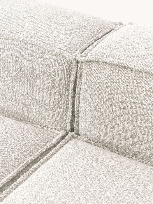 Boucl Modular Sofa Lennon 4-seater with Ottoman leftright